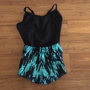 Cute little girl dance wear.
